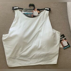 Women’s Avia White Crop Sports Bra Low support